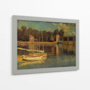 El puente ferroviario de Argenteuil - Claude Monet | Cuadro decorativo de Canvas Lab