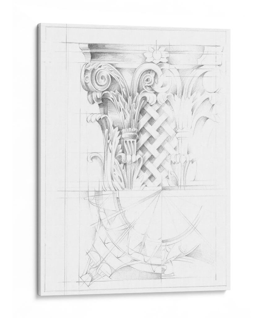 Capital Esquemático Ii - Ethan Harper | Cuadro decorativo de Canvas Lab
