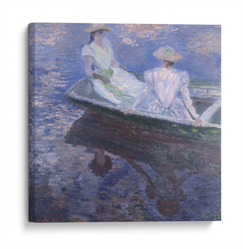 En el bote - Claude Monet | Cuadro decorativo de Canvas Lab