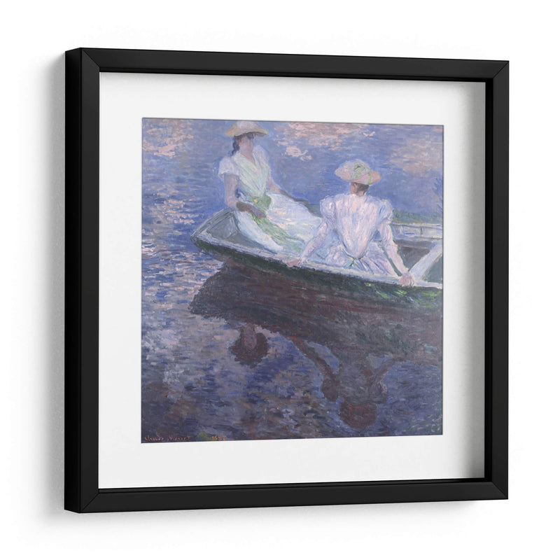 En el bote - Claude Monet | Cuadro decorativo de Canvas Lab