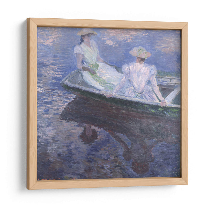 En el bote - Claude Monet | Cuadro decorativo de Canvas Lab