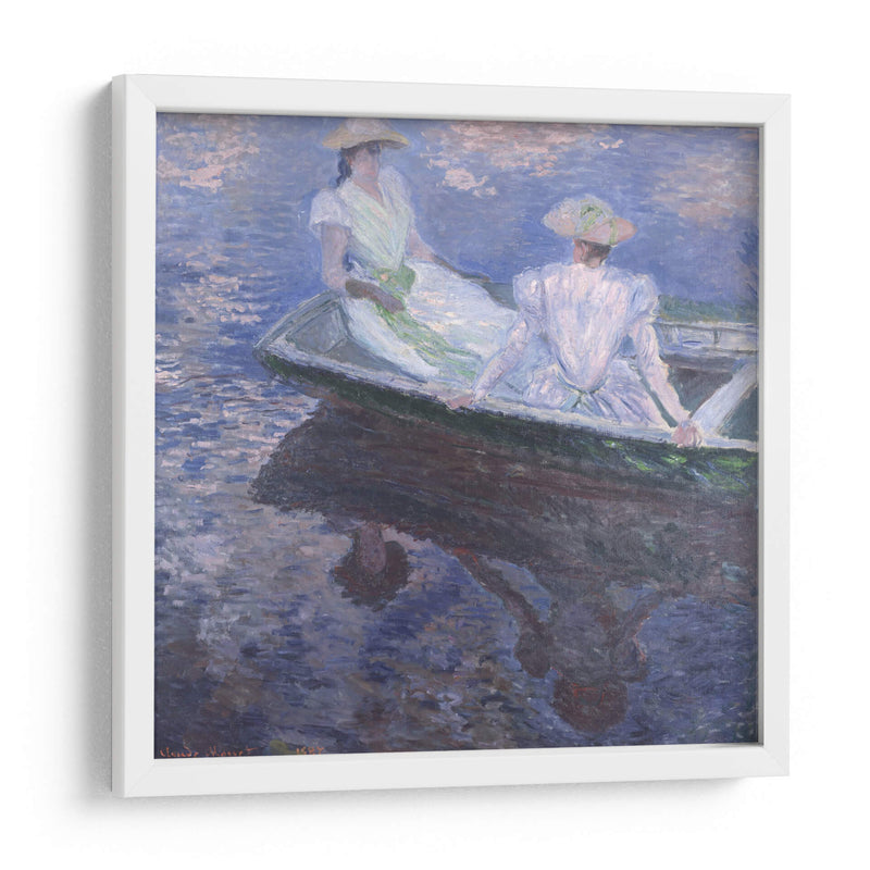 En el bote - Claude Monet | Cuadro decorativo de Canvas Lab