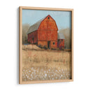 Vista De Granero Rojo I - Tim OToole | Cuadro decorativo de Canvas Lab