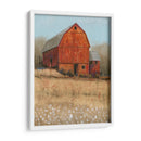 Vista De Granero Rojo I - Tim OToole | Cuadro decorativo de Canvas Lab