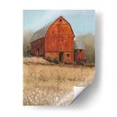 Vista De Granero Rojo I - Tim OToole | Cuadro decorativo de Canvas Lab