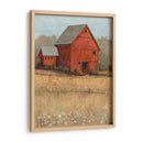 Vista De Granero Rojo Ii - Tim OToole | Cuadro decorativo de Canvas Lab