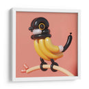 Pájaro amarillo de globo | Cuadro decorativo de Canvas Lab