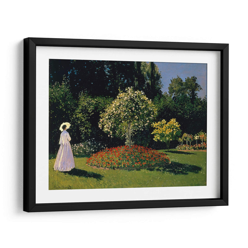 Jeanne-Marguerite Lecadre en el jardín - Claude Monet | Cuadro decorativo de Canvas Lab