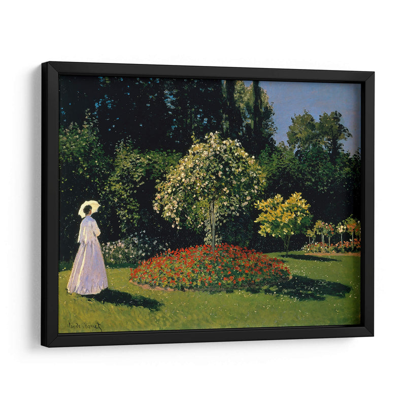 Jeanne-Marguerite Lecadre en el jardín - Claude Monet | Cuadro decorativo de Canvas Lab