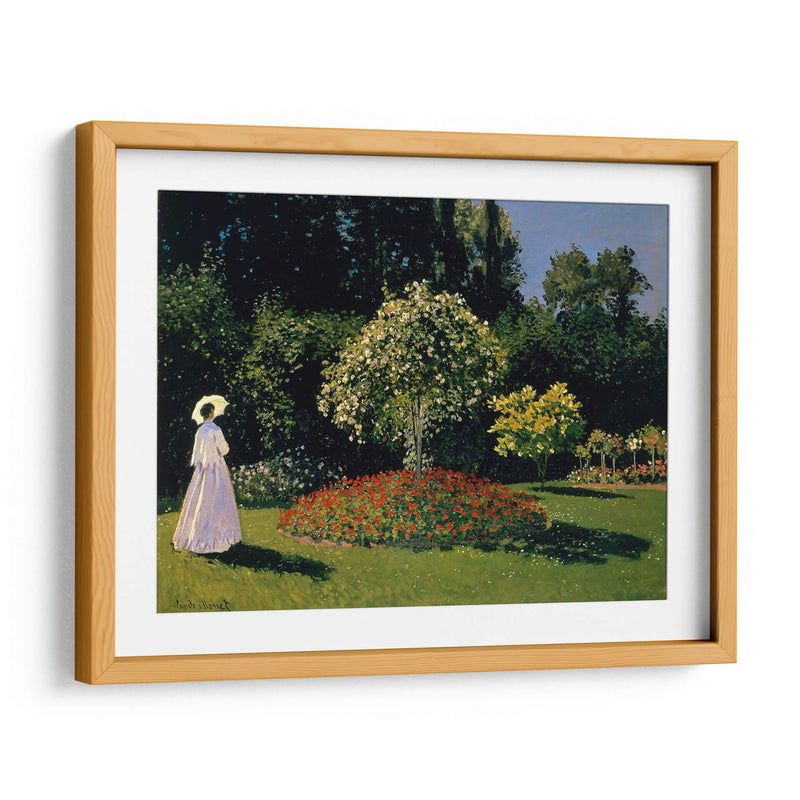 Jeanne-Marguerite Lecadre en el jardín - Claude Monet | Cuadro decorativo de Canvas Lab