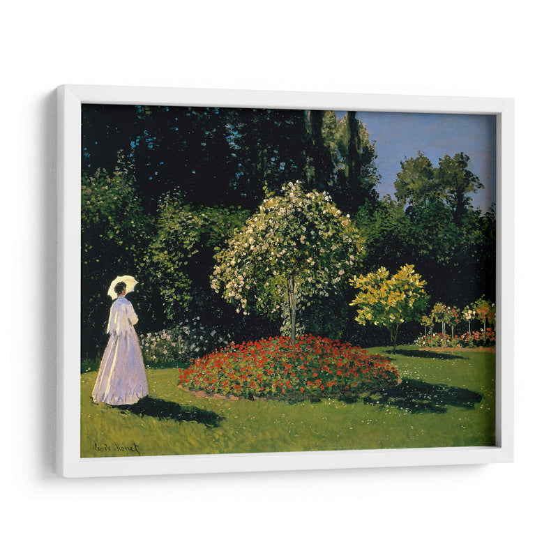 Jeanne-Marguerite Lecadre en el jardín - Claude Monet | Cuadro decorativo de Canvas Lab