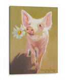 La Vida Como Cerdo Iv - Carolyne Hawley | Cuadro decorativo de Canvas Lab