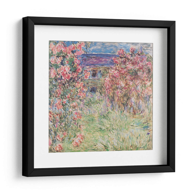La casa entre las rosas - Claude Monet | Cuadro decorativo de Canvas Lab