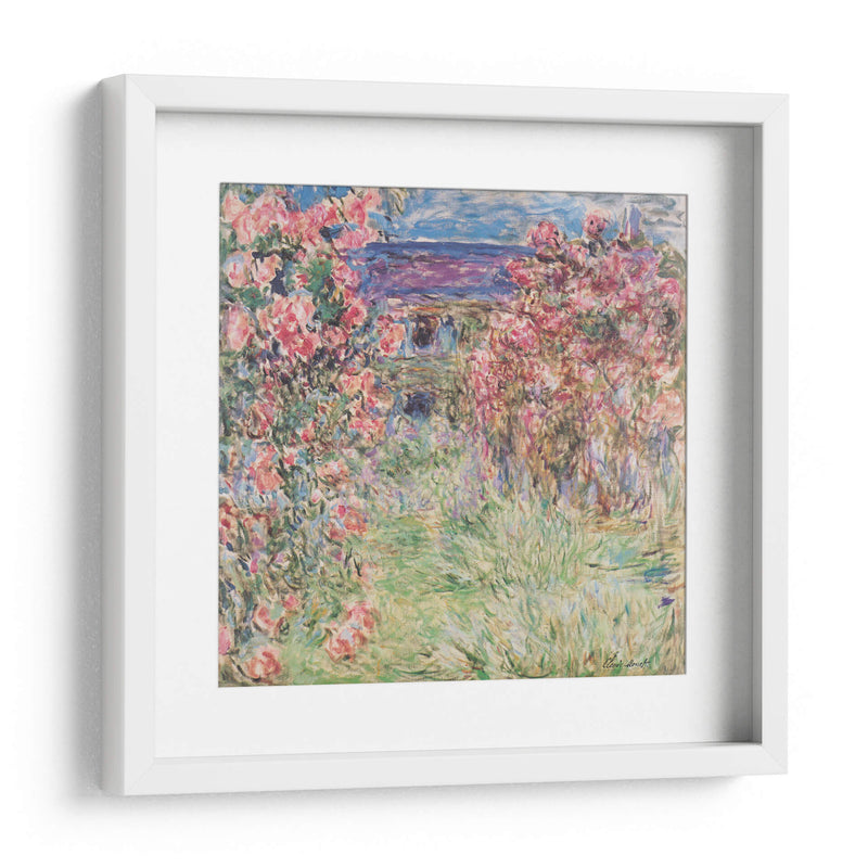 La casa entre las rosas - Claude Monet | Cuadro decorativo de Canvas Lab
