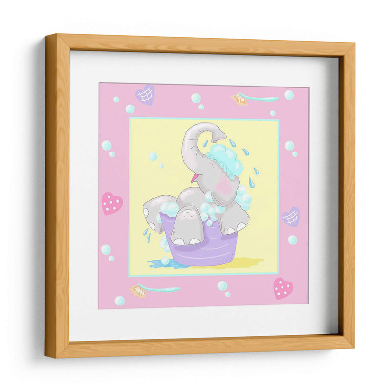 Baby Elephant Bath Iii - Jade Reynolds | Cuadro decorativo de Canvas Lab