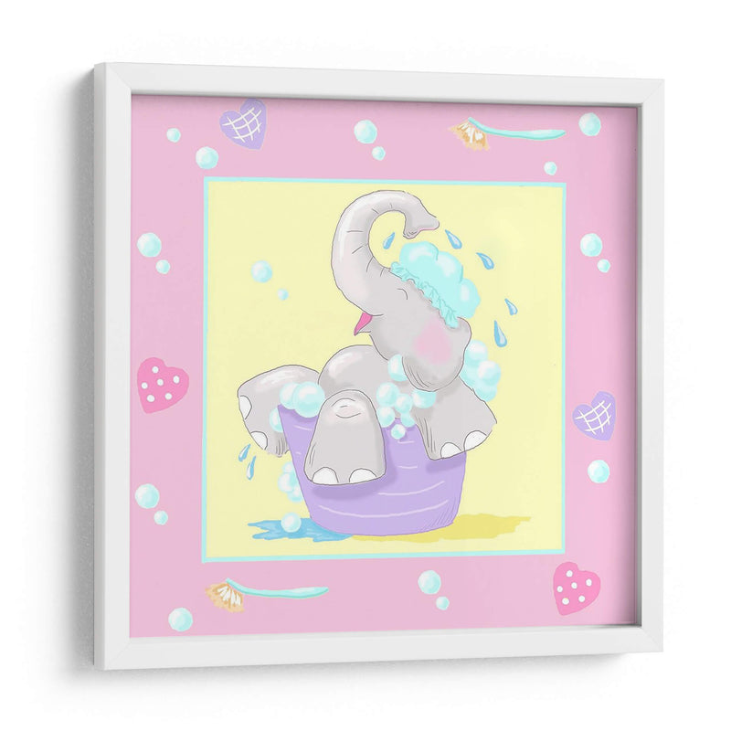 Baby Elephant Bath Iii - Jade Reynolds | Cuadro decorativo de Canvas Lab