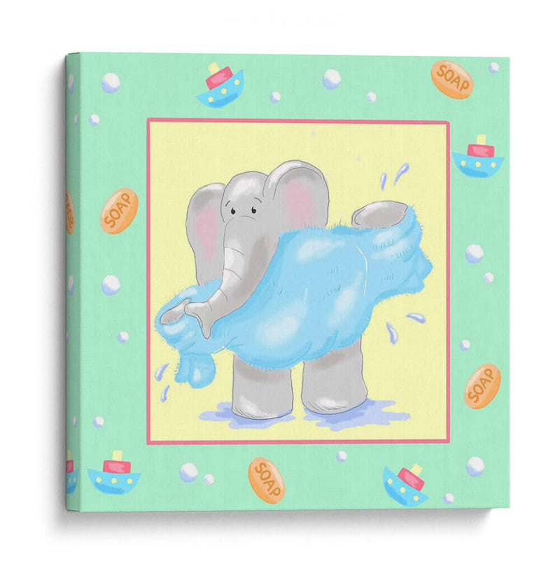 Baqueo Elefante Baño Iv - Jade Reynolds | Cuadro decorativo de Canvas Lab