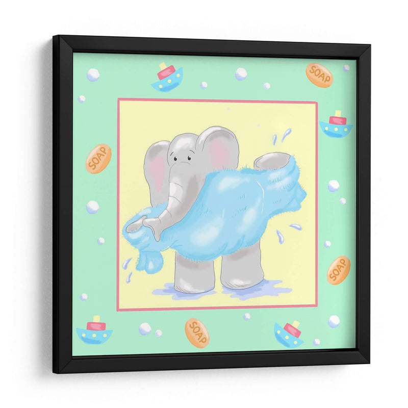 Baqueo Elefante Baño Iv - Jade Reynolds | Cuadro decorativo de Canvas Lab