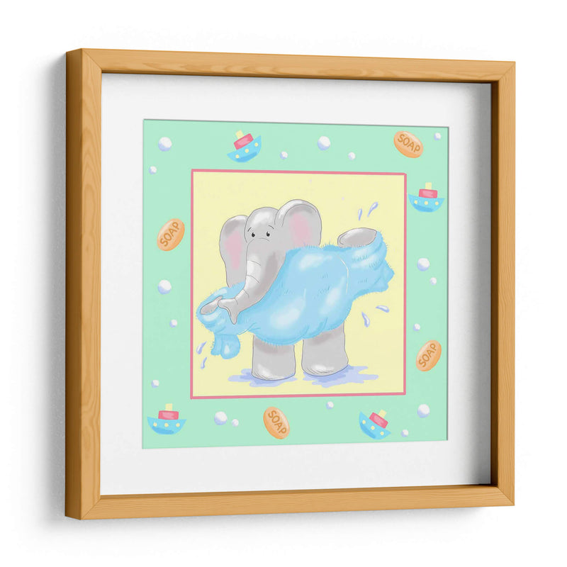 Baqueo Elefante Baño Iv - Jade Reynolds | Cuadro decorativo de Canvas Lab