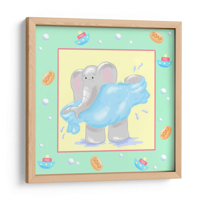 Baqueo Elefante Baño Iv - Jade Reynolds | Cuadro decorativo de Canvas Lab