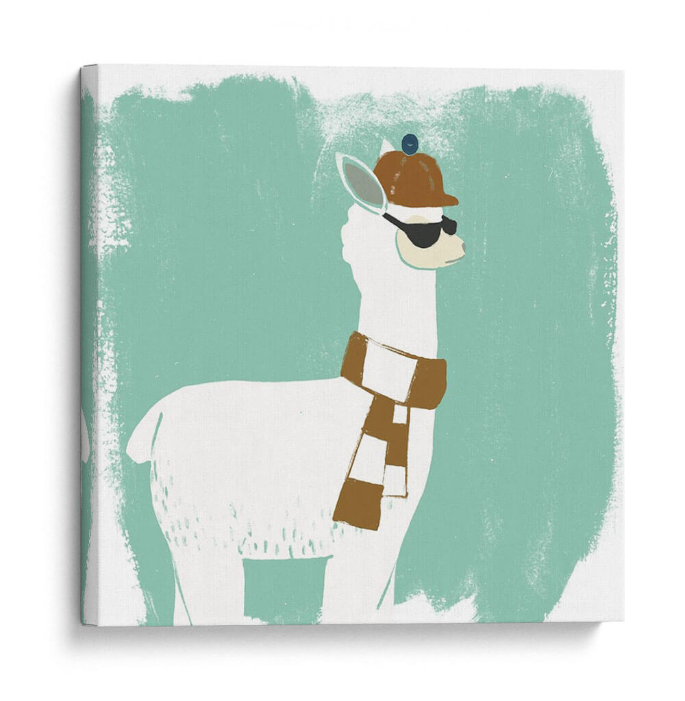 Paquete De Llama Iv - June Erica Vess | Cuadro decorativo de Canvas Lab
