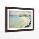 La playa en Pourville - Claude Monet | Cuadro decorativo de Canvas Lab
