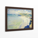 La playa en Pourville - Claude Monet | Cuadro decorativo de Canvas Lab