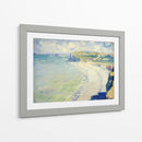 La playa en Pourville - Claude Monet | Cuadro decorativo de Canvas Lab