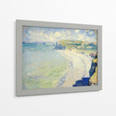 La playa en Pourville - Claude Monet | Cuadro decorativo de Canvas Lab