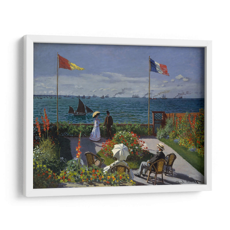 La terraza de Sainte-Adresse - Claude Monet | Cuadro decorativo de Canvas Lab
