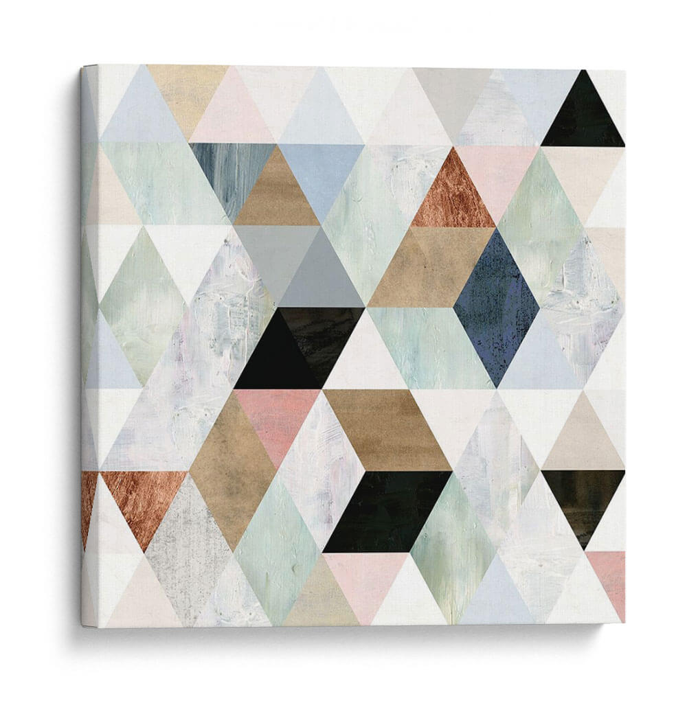 Mosaico De Acuarela I - Victoria Borges | Cuadro decorativo de Canvas Lab