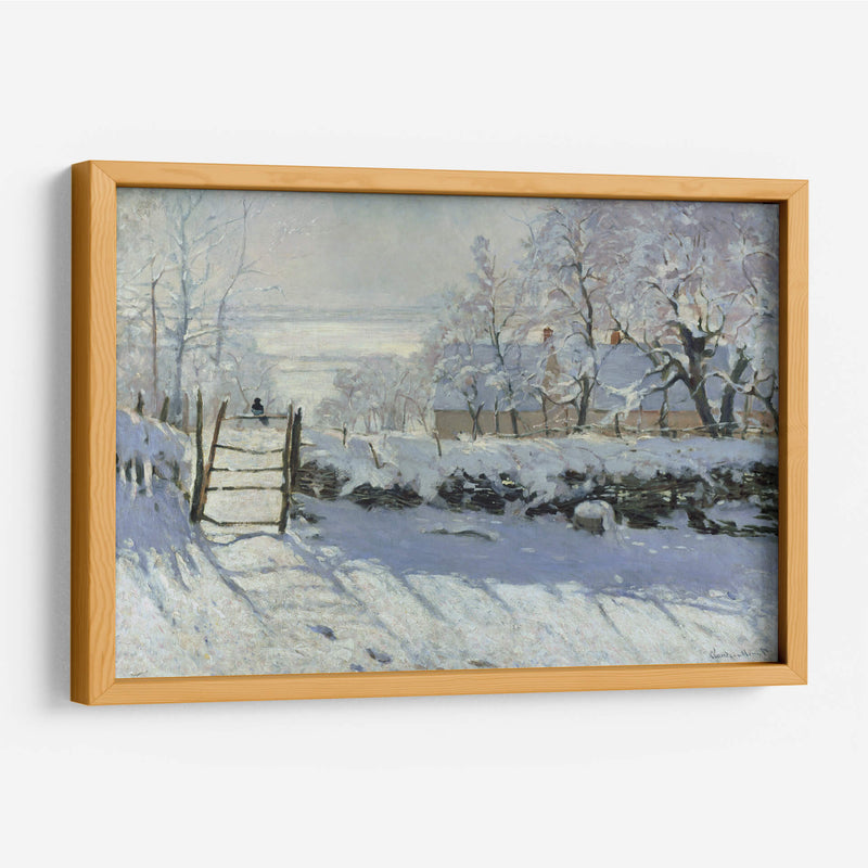 La urraca - Claude Monet | Cuadro decorativo de Canvas Lab