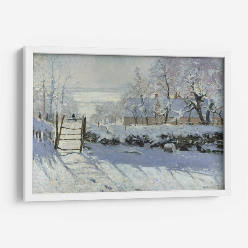 La urraca - Claude Monet | Cuadro decorativo de Canvas Lab