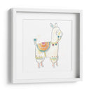 Blockprint Llama I - June Erica Vess | Cuadro decorativo de Canvas Lab