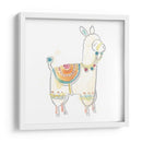 Blockprint Llama I - June Erica Vess | Cuadro decorativo de Canvas Lab