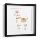 Blockprint Llama Ii - June Erica Vess | Cuadro decorativo de Canvas Lab