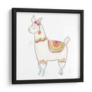 Blockprint Llama Ii - June Erica Vess | Cuadro decorativo de Canvas Lab