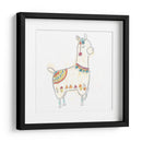 Blockprint Llama Iv - June Erica Vess | Cuadro decorativo de Canvas Lab