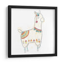 Blockprint Llama Iv - June Erica Vess | Cuadro decorativo de Canvas Lab