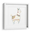 Blockprint Llama Iv - June Erica Vess | Cuadro decorativo de Canvas Lab