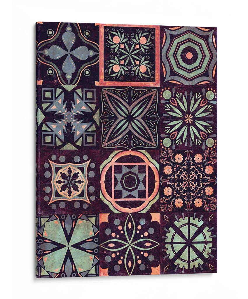 Tile Kaleidoscope Ii - Victoria Borges | Cuadro decorativo de Canvas Lab