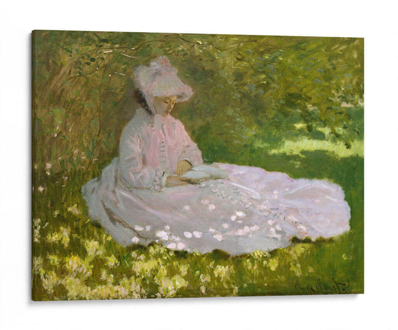 Primavera - Claude Monet | Cuadro decorativo de Canvas Lab