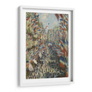 Rue Saint-Denis en la fiesta del 30 de junio de 1878 - Claude Monet | Cuadro decorativo de Canvas Lab