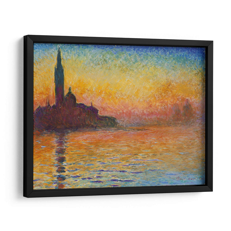 San Giorgio Maggiore durante el crepúsculo - Claude Monet | Cuadro decorativo de Canvas Lab