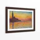 San Giorgio Maggiore durante el crepúsculo - Claude Monet | Cuadro decorativo de Canvas Lab