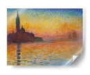 San Giorgio Maggiore durante el crepúsculo - Claude Monet | Cuadro decorativo de Canvas Lab