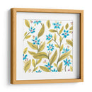 Azulejos Florales De La Abadía Iv - June Erica Vess | Cuadro decorativo de Canvas Lab