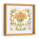 Abadía De Azulejos Florales V - June Erica Vess | Cuadro decorativo de Canvas Lab