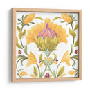 Abadía De Azulejos Florales V - June Erica Vess | Cuadro decorativo de Canvas Lab