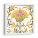 Abadía De Azulejos Florales V - June Erica Vess | Cuadro decorativo de Canvas Lab